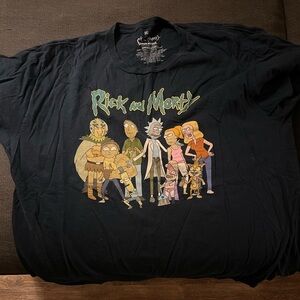 Rick and Morty graphic Tee, men’s size 2 - lightly worn.